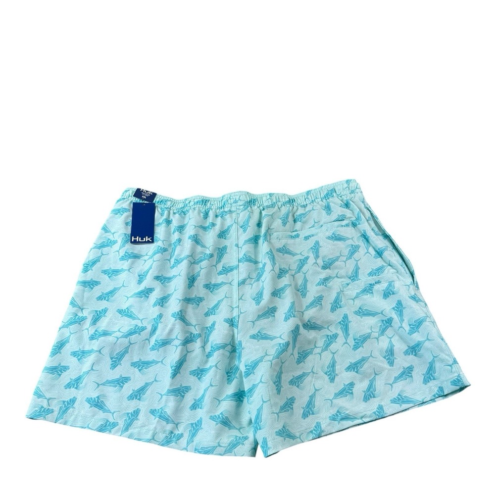 HUK Blue‎ Fish Pursuit Volley Hybrid Short Size 2XL NWT